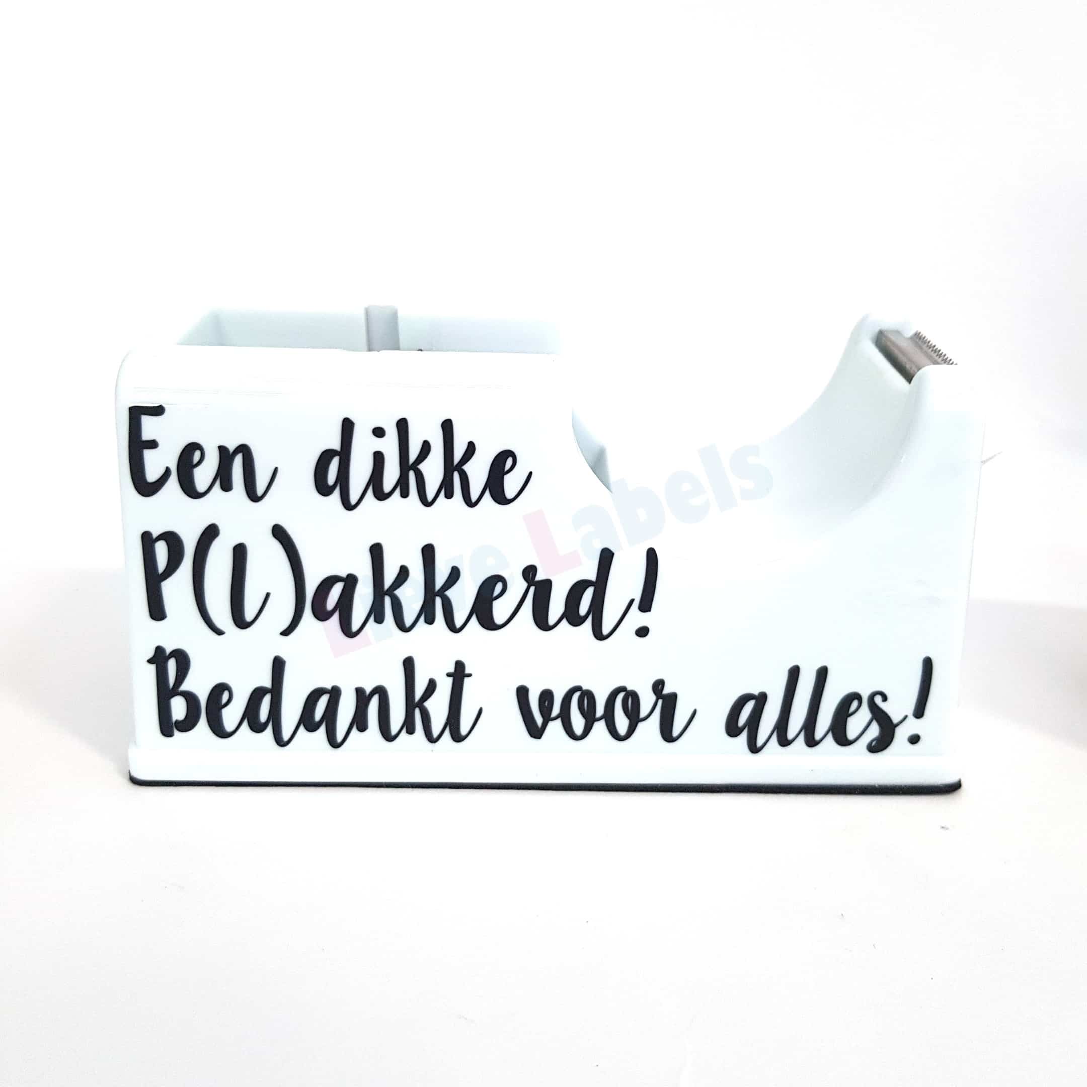 Verwonderend Een dikke P(l)akkerd - bedankt voor alles! - Lieve Labels.nl YX-82