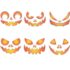 Herbruikbare statische raamsticker Monsters