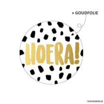 Stickers - Hoera! | 10 stuks