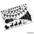 Raamsticker Kerst Transparant