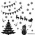 Raamsticker Kerst Transparant
