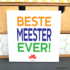 Tegeltje - Beste meester