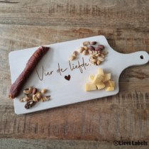 Borrelplank Vier de liefde