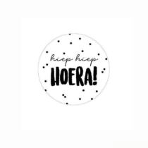 Stickers - hiep hiep hoera! | 10 stuks