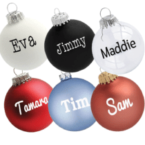 Kerstbal met naam