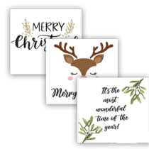 Kersttegeltje voor decoratie