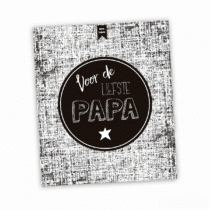 Fles etiket - Voor de liefste papa