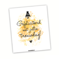 Wijn etiket – Trouwdag