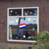 Herbruikbare statische raamstickers - Koningsdag