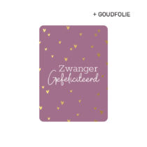 Wenskaart - Zwanger gefeliciteerd