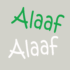 Herbruikbare statische raamsticker - Alaaf Groen/Wit