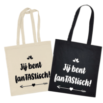 Katoenen tas - Jij bent fanTAStisch