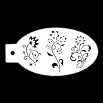 Schmink sjabloon - Bloemen