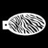 Schmink sjabloon - Zebra