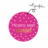 Stickers - Hoera een zusje | 10 stuks