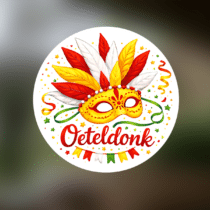 Statische raamsticker - Oeteldonk