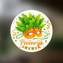 Statische raamsticker - Peeënrijk